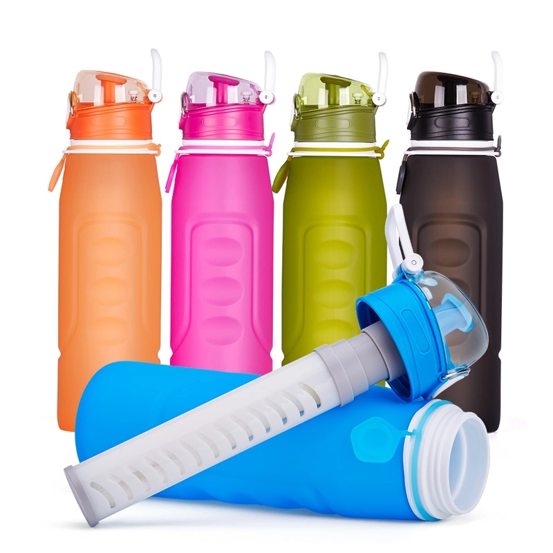 24oz Folding Sports Water Bottles- FDA certified 5