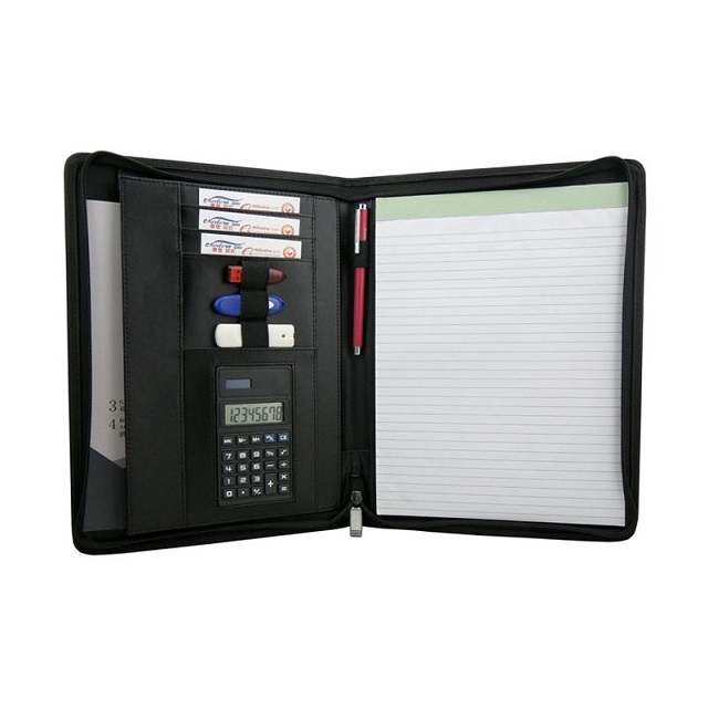 PU Leather A4 Notebook with Calculator 3
