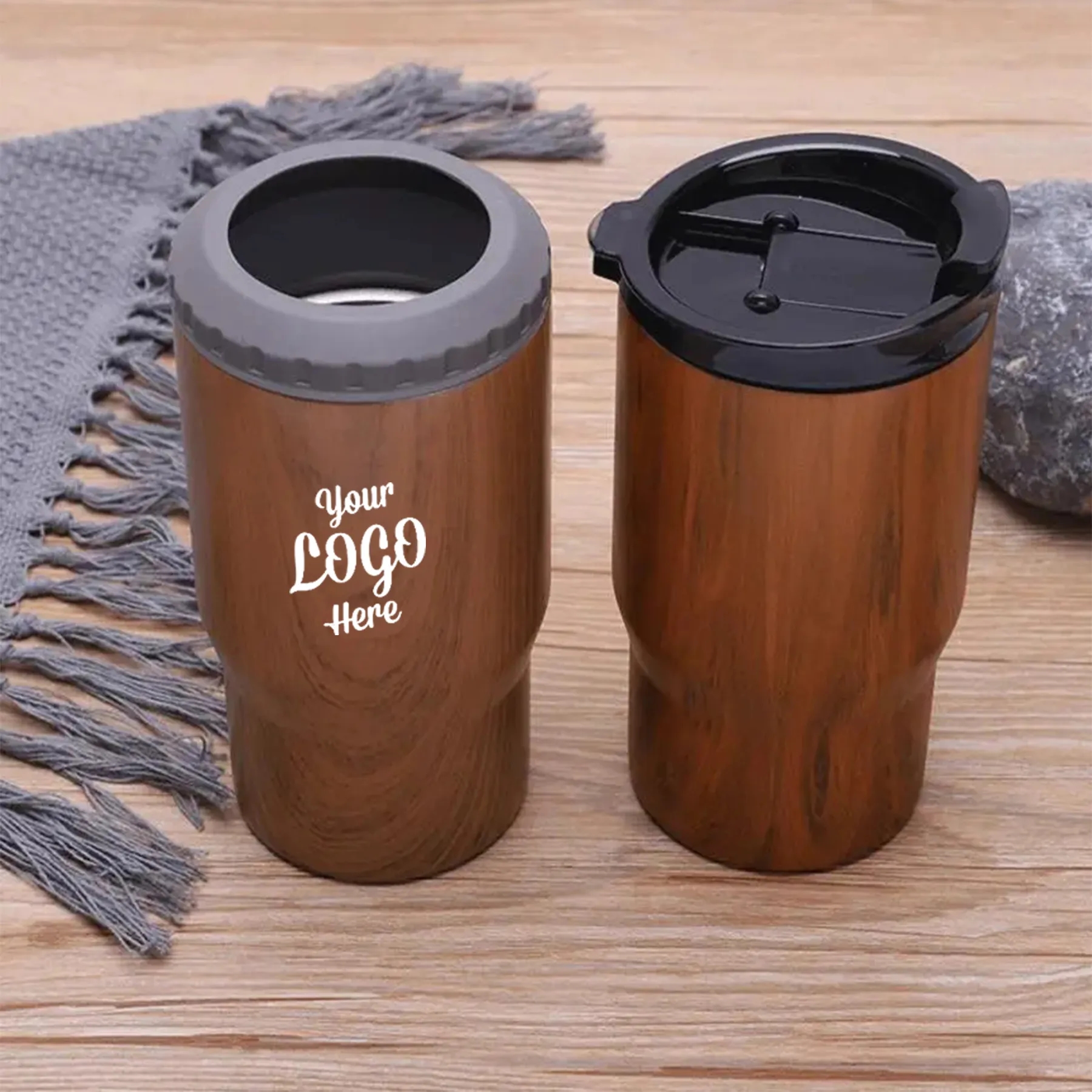 14 oz Vacuum Insulated Cans Beer Holder 2