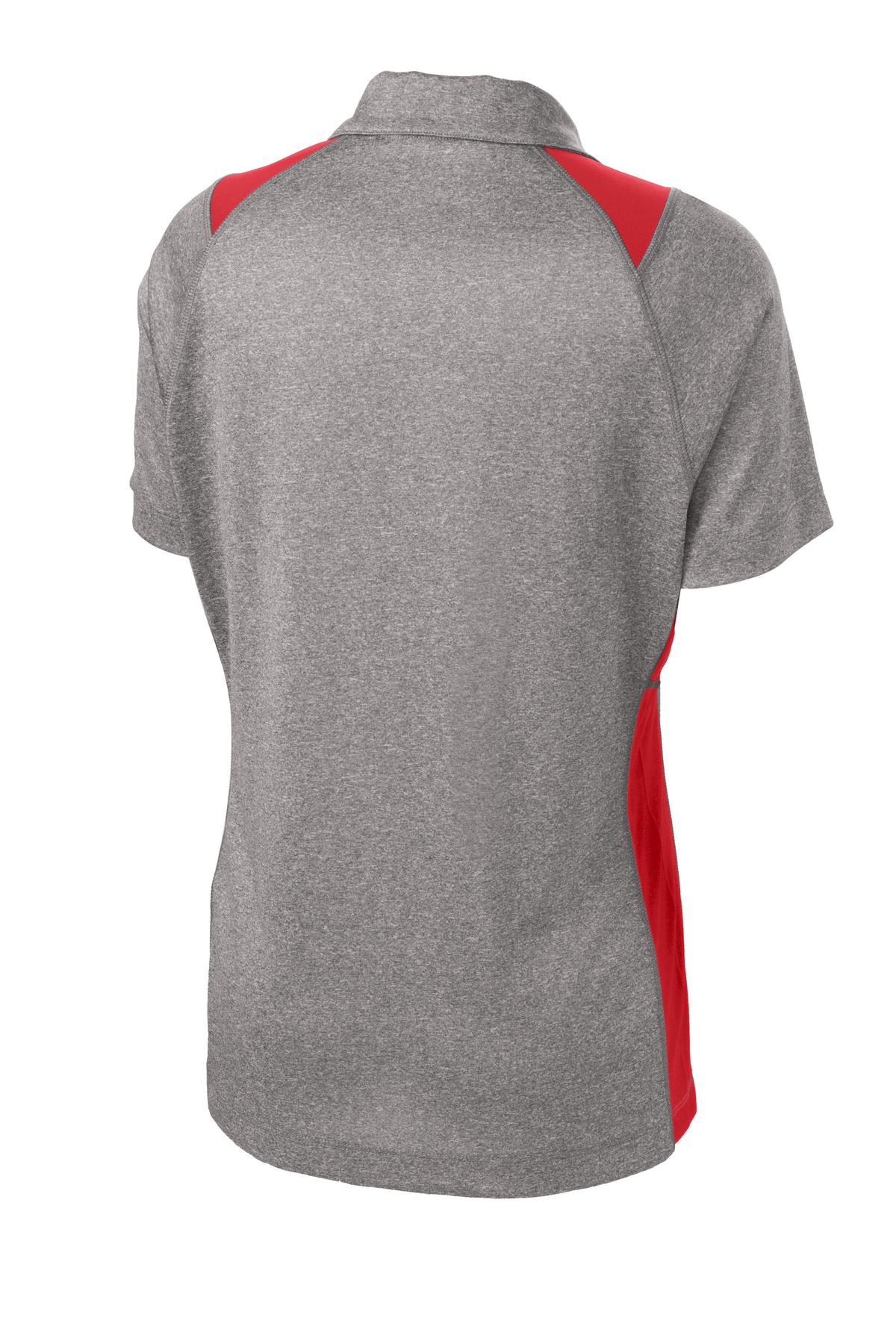 Sport-Tek® Women's Heather Colorblock Contender Polo 25