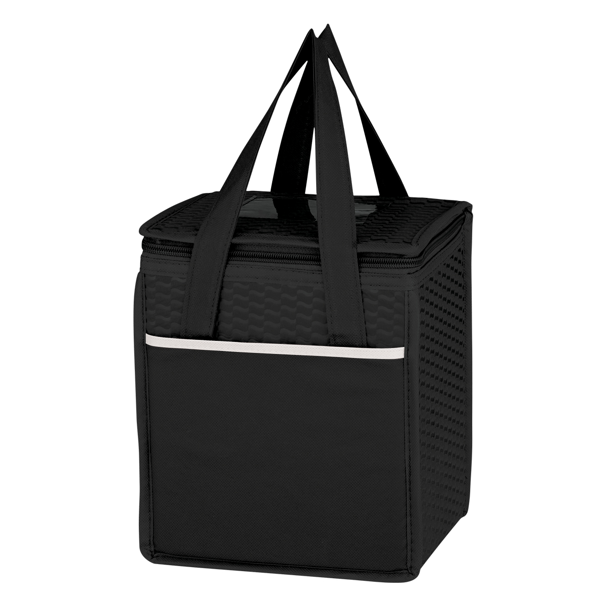 Non-Woven Wave Design Kooler Lunch Bag 16