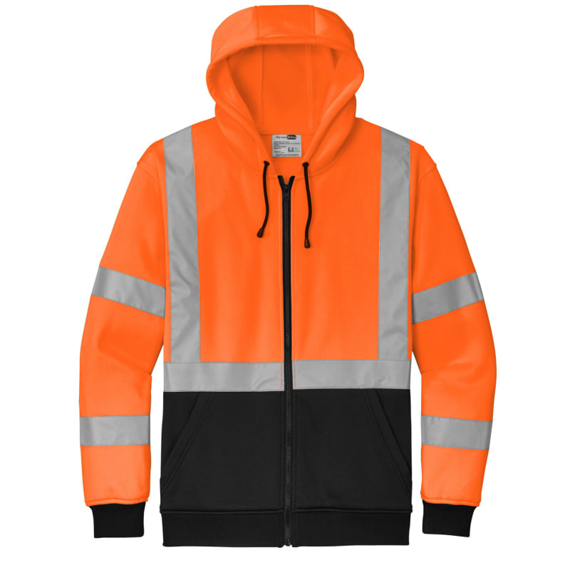 CornerStone A107 Class 3 Heavy-Duty Fleece Full-Zip Hoodie 9