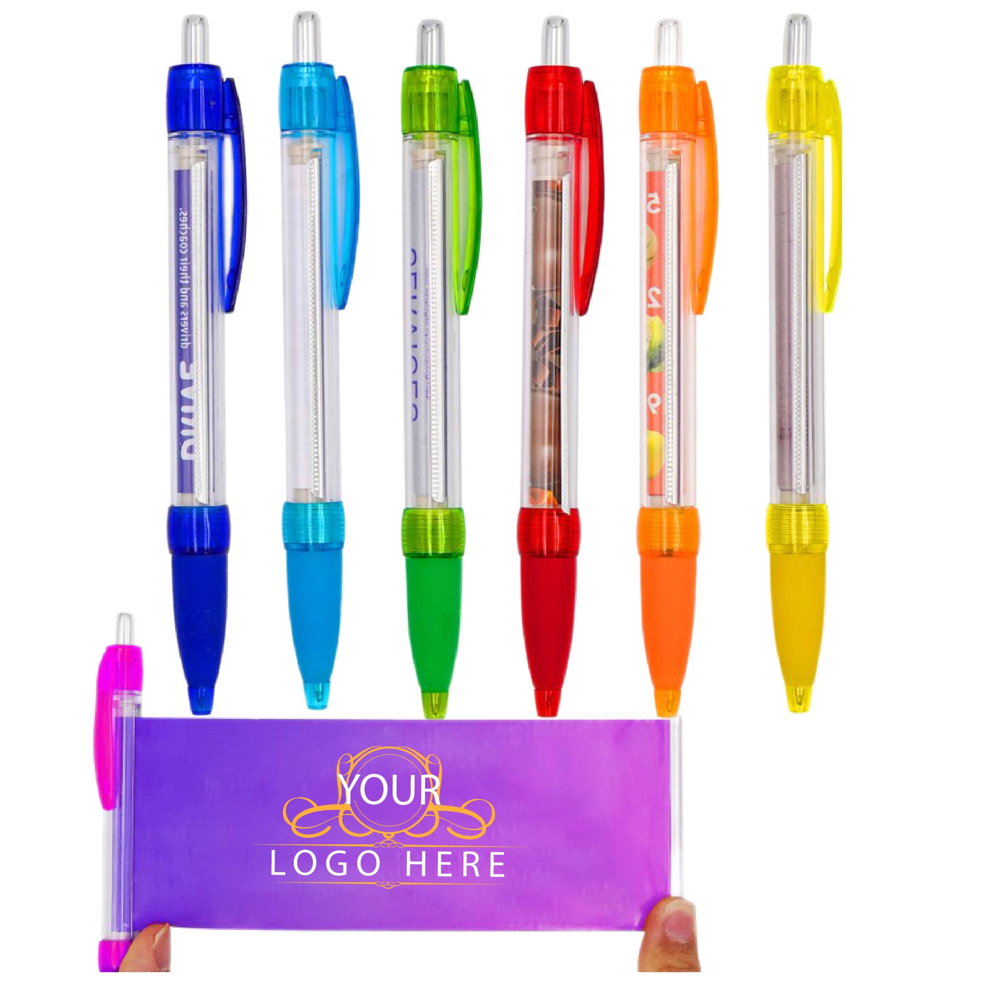 Stay-Open Plastic Banner Pen 3