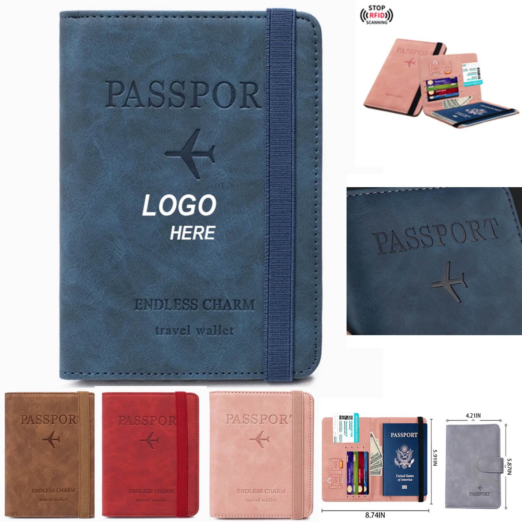 All-in-One Leather Passport Case 6