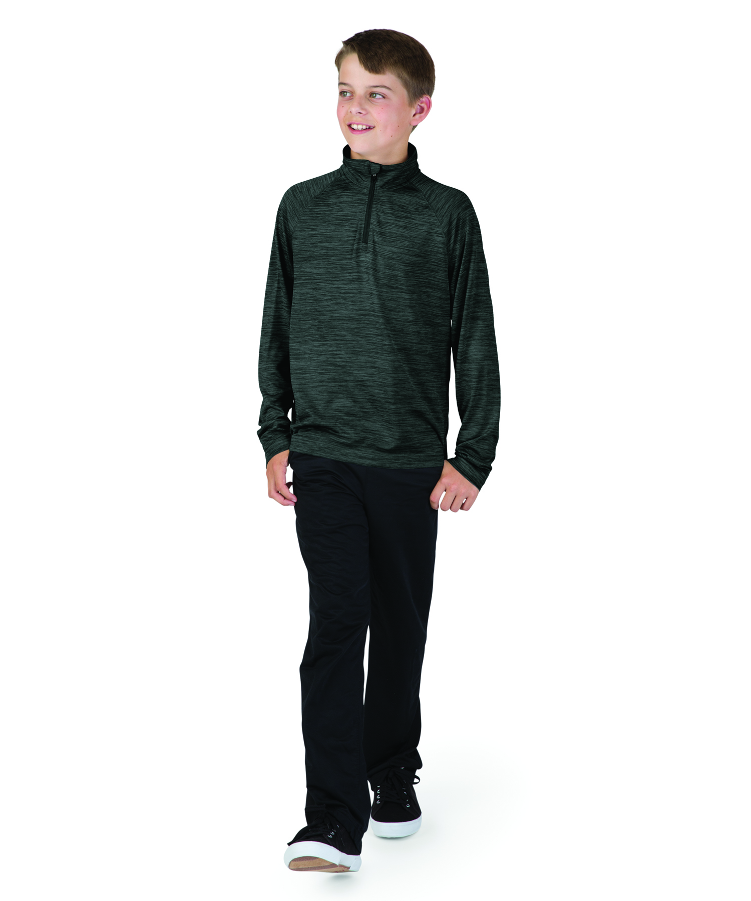 Youth Space Dye Performance Pullover 6