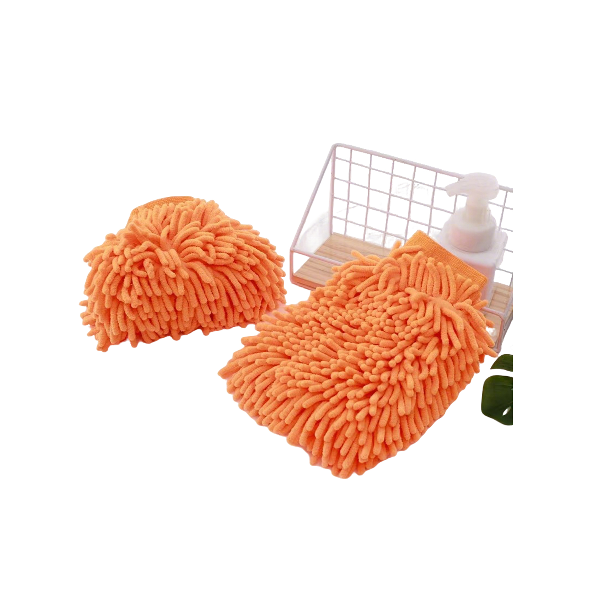 Microfiber Scratch Free Wash Mitt With Elastic Cuff 7
