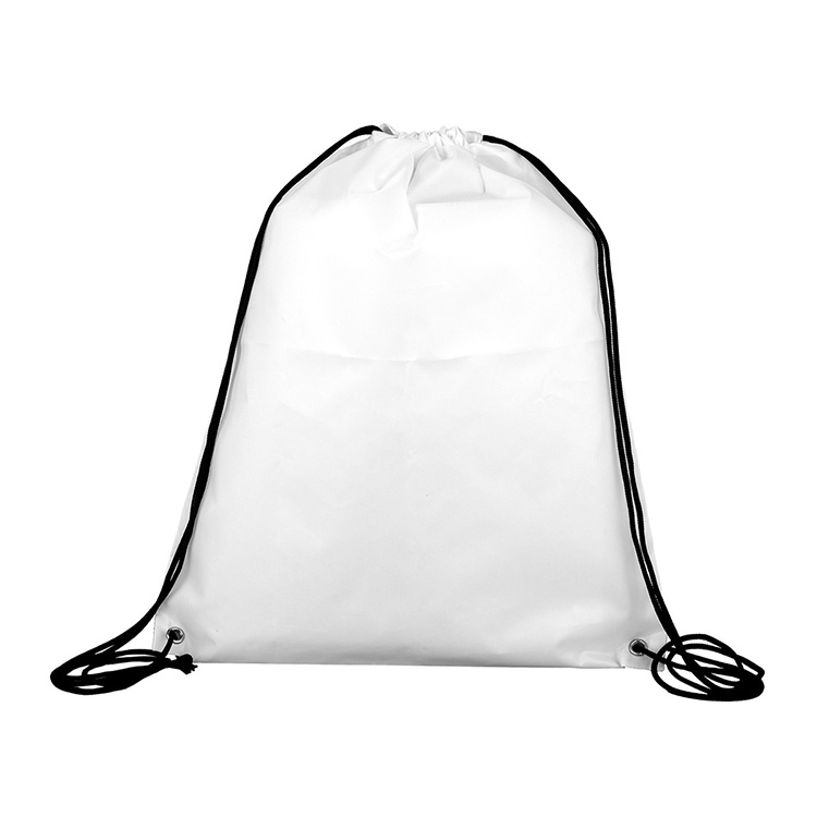 "MONVISO" 15" W x 18" H Recycled RPET Full Color Import 210D RPET Drawstring Cinch Pack Backpack 4