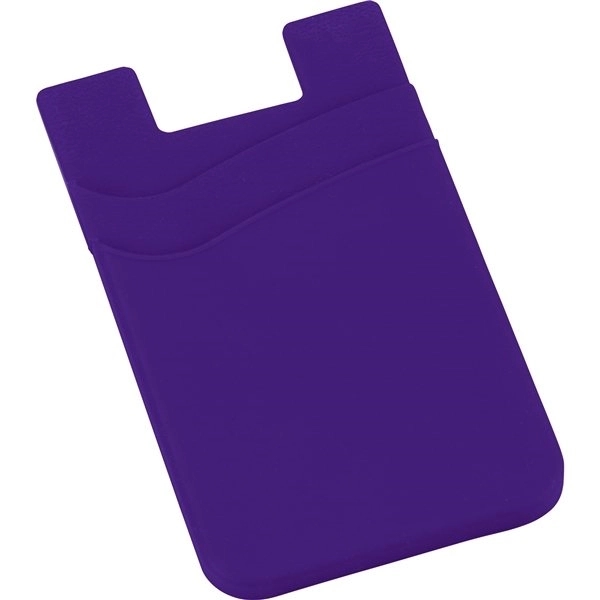 Adhesive Dual Cell Phone Wallet 11