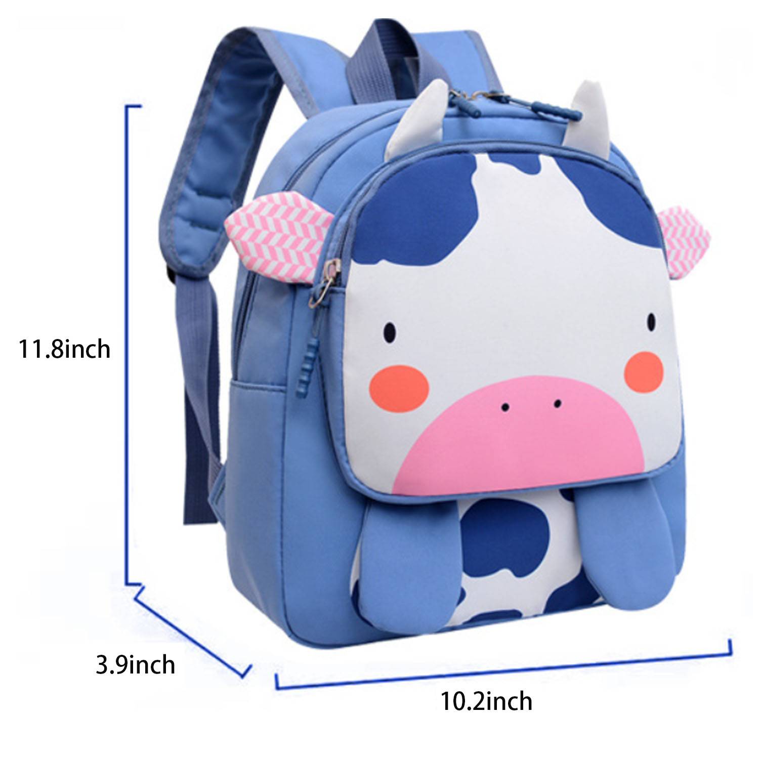 Nylon animal shaped kindergarten school backpack 4