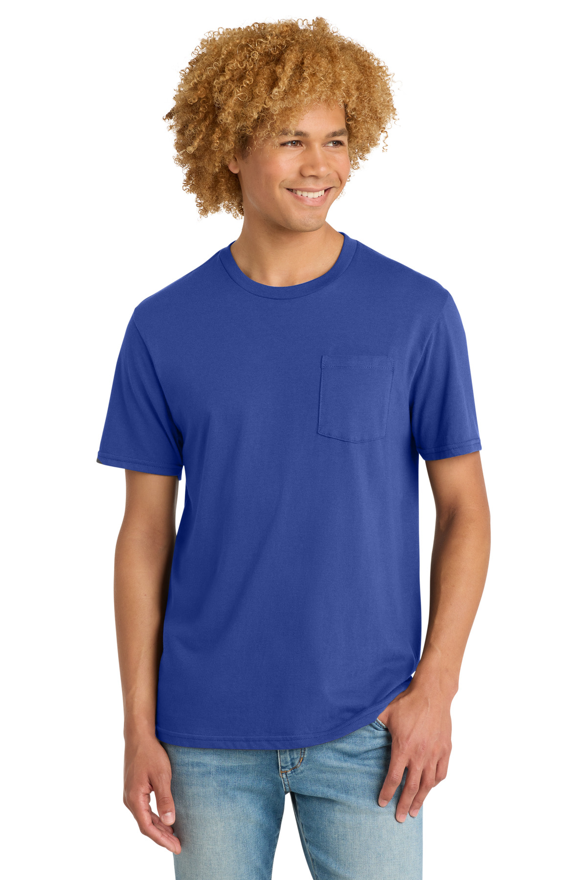 District Very Important Tee with Pocket. DT6000P 15