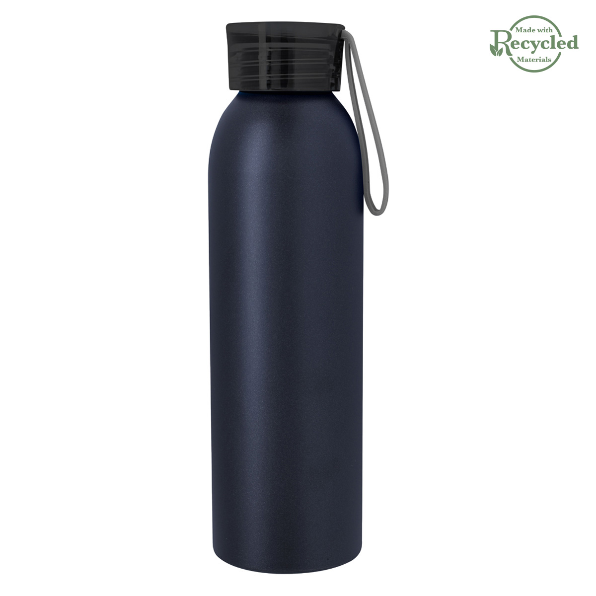 22 Oz. Full Color Darby Recycled Aluminum Bottle, custom water bottle with logo imprint 22