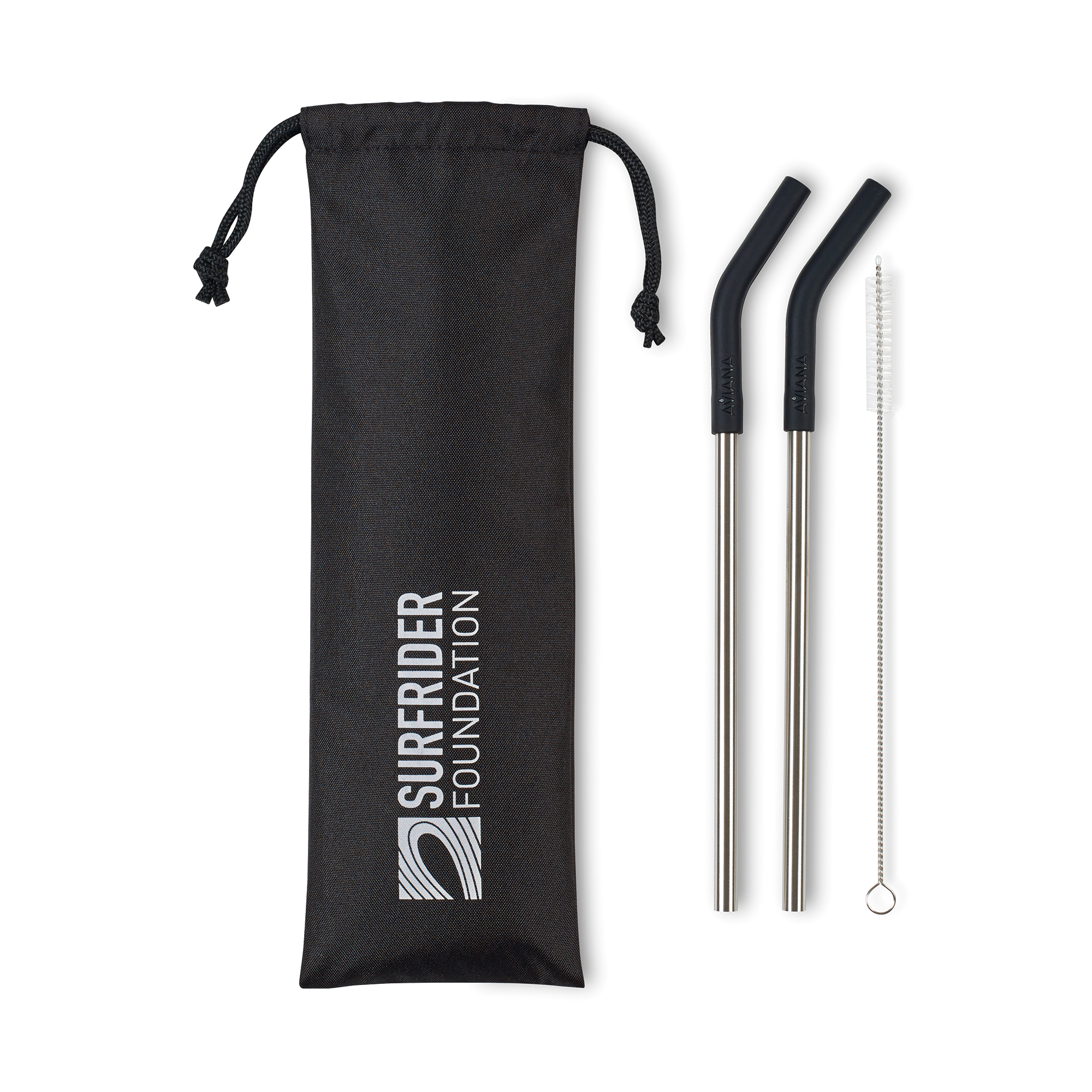Aviana™ Poppy 2-Pack Stainless Straw Set 1