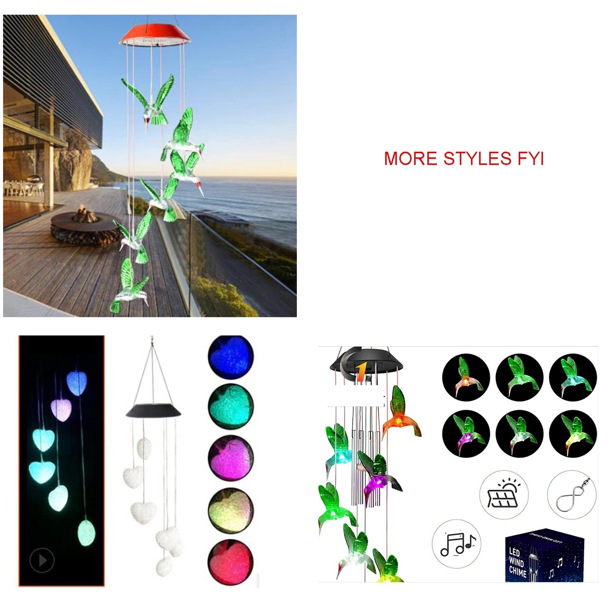 Hummingbird Wind Chimes Gift for mom 4