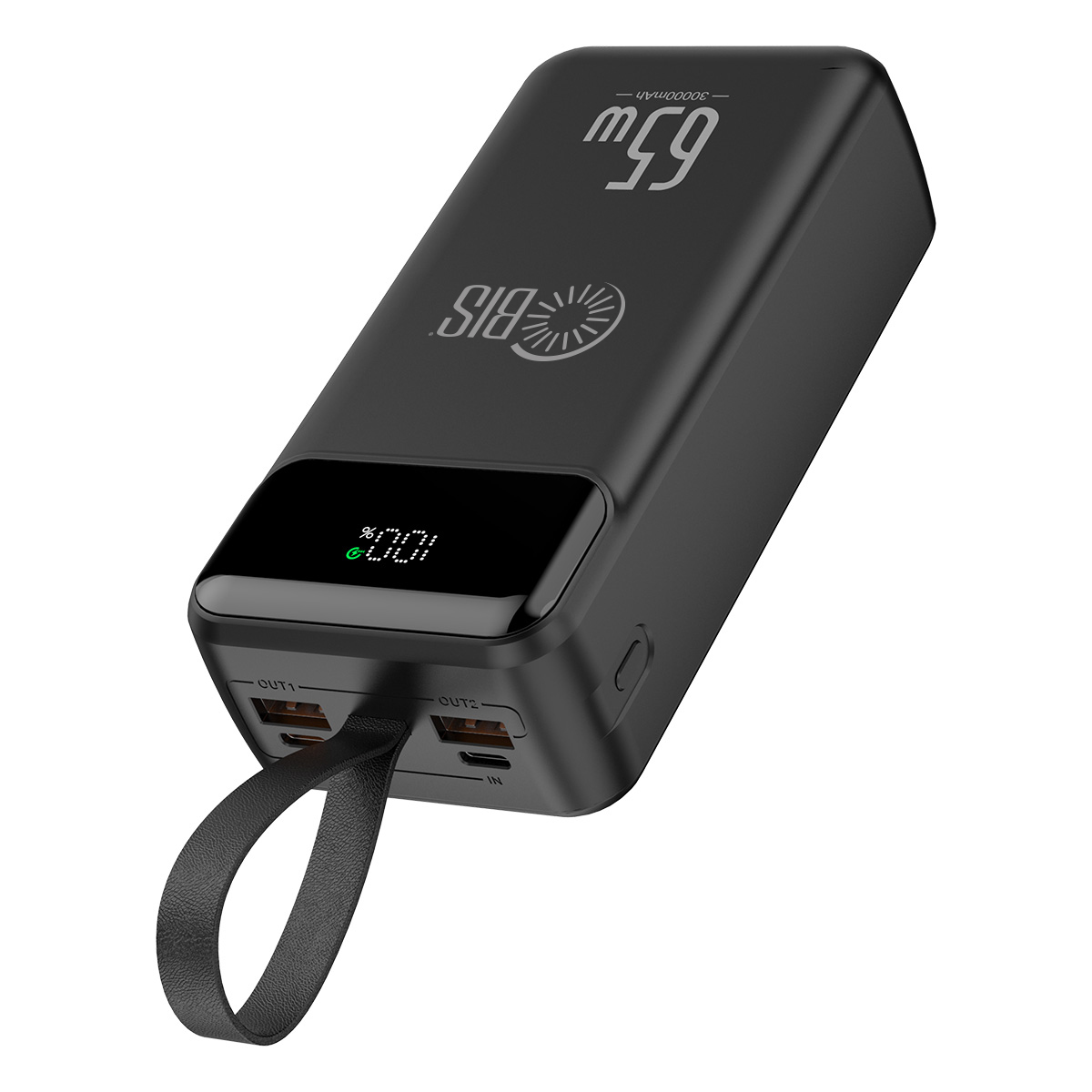 65W Laptop Power Bank - Portable 30000mAh Charger with USB-C PD Technology 9