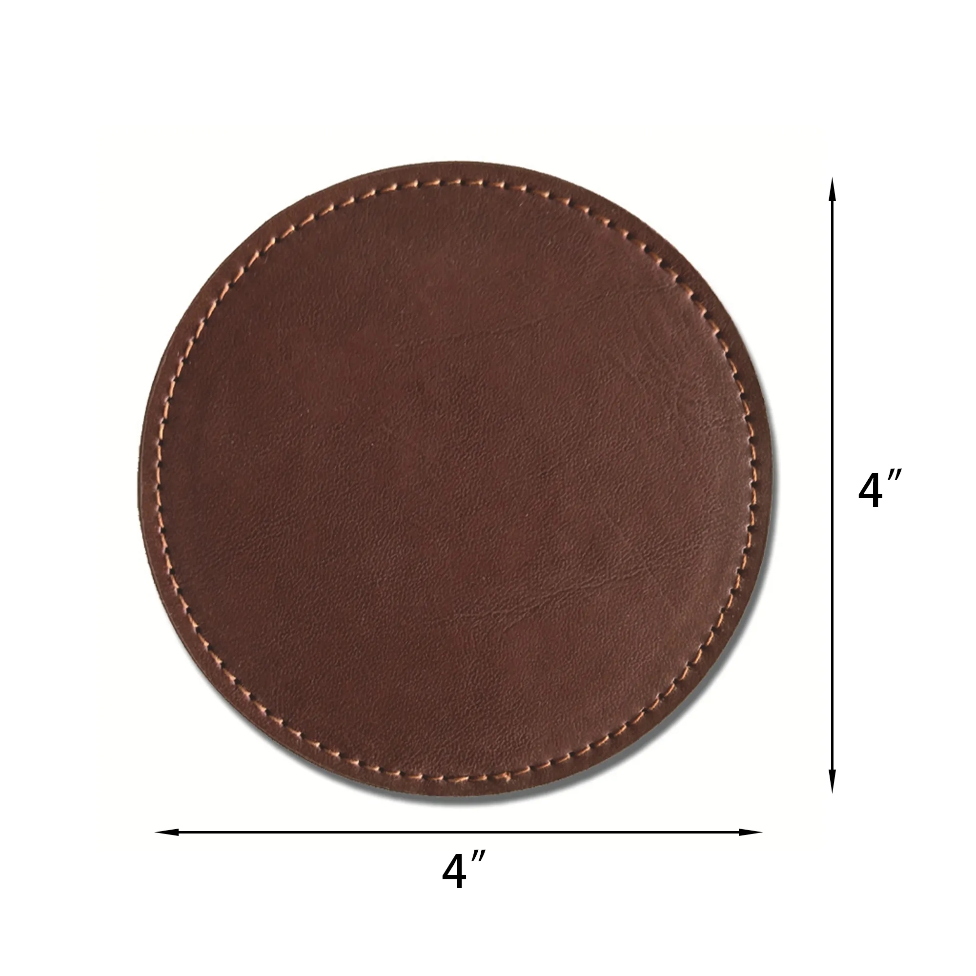 PU Leather Embossed Coaster 2