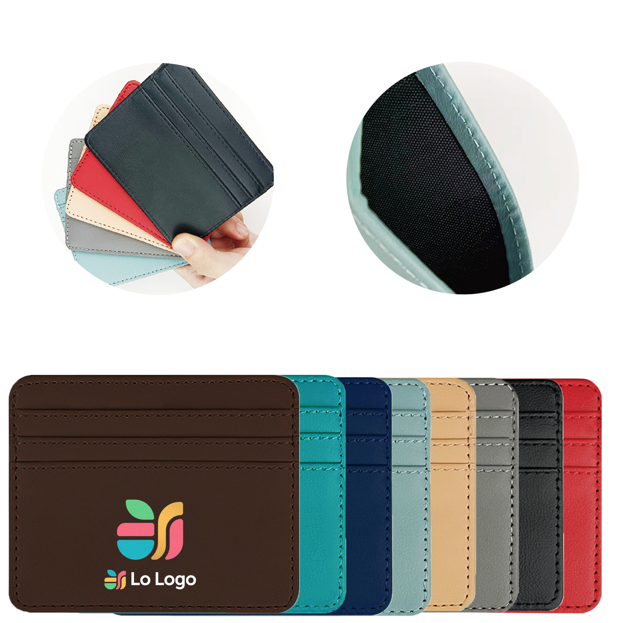 PU Leather Small Card Holder 3