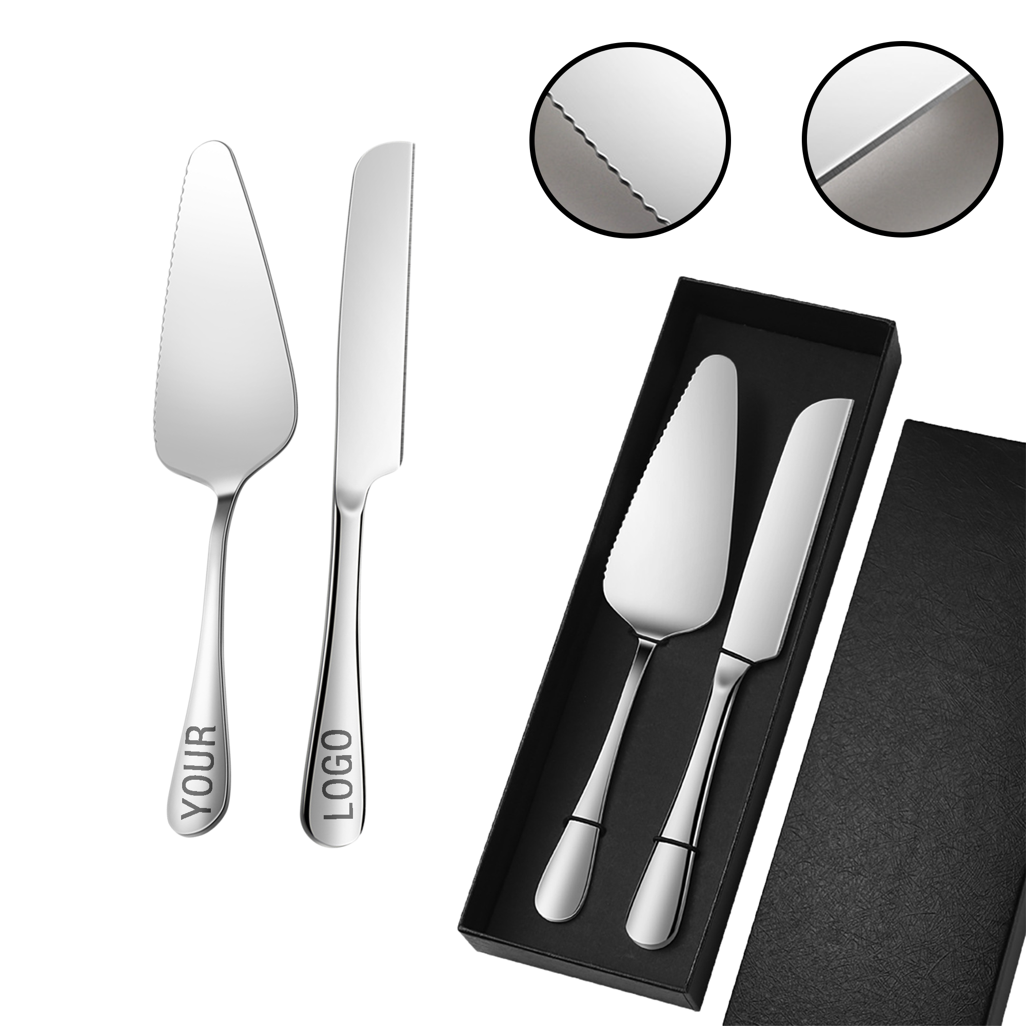 MOQ 10 PCS Stainless Cake Serving Set 3