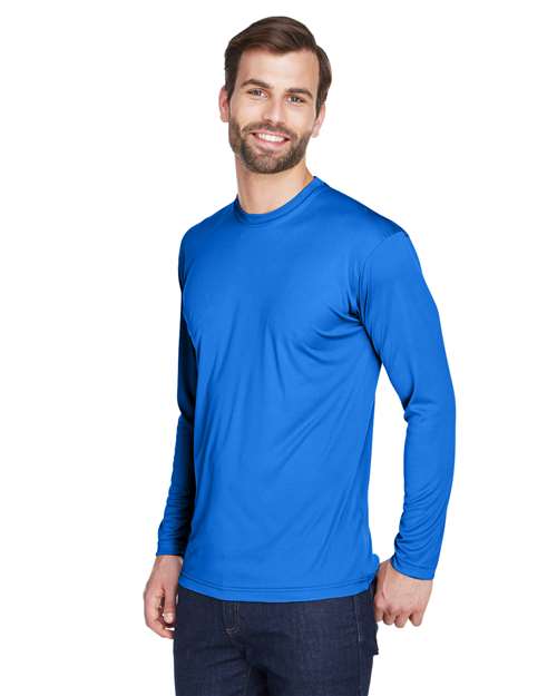 Men's Cool & Dry Sport Long Sleeve Performance Interlock T-Shirt - 8422 65
