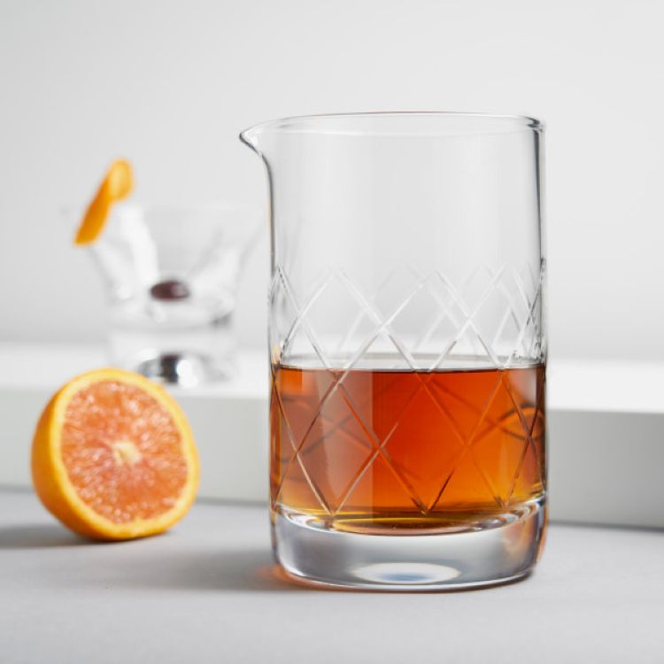 Viski® Crystal Mixing Glass 6