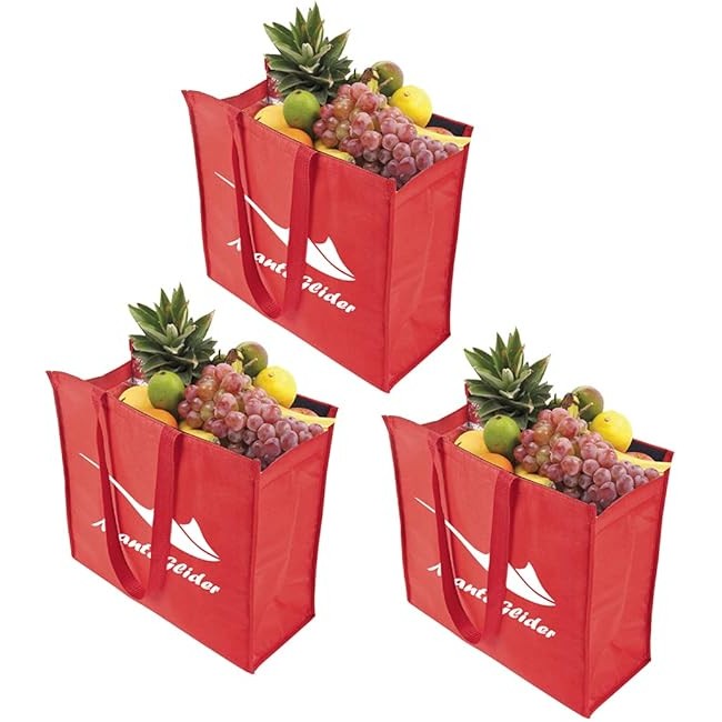 Large Square Non-Woven Cooler Tote Bag (12" W X 14" H X 12")