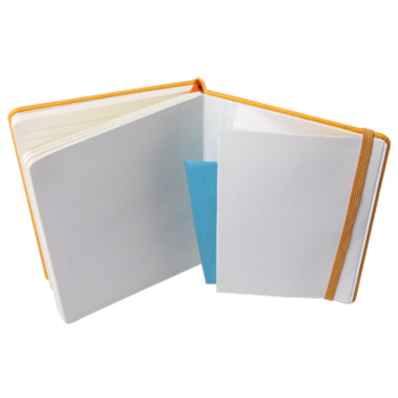 Classic Italian Leather 5.5"W x 8.5"H 192 Pages Journal Book (Gray) 2