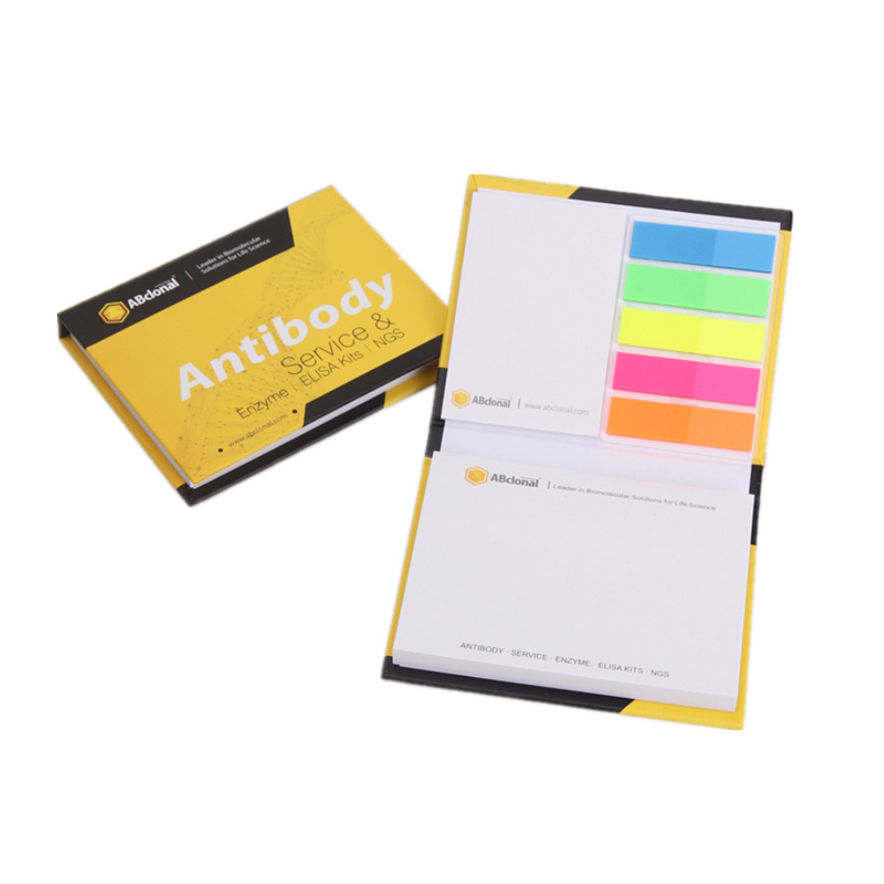 Sticky Memo Pad With Flag Index Tabs 1
