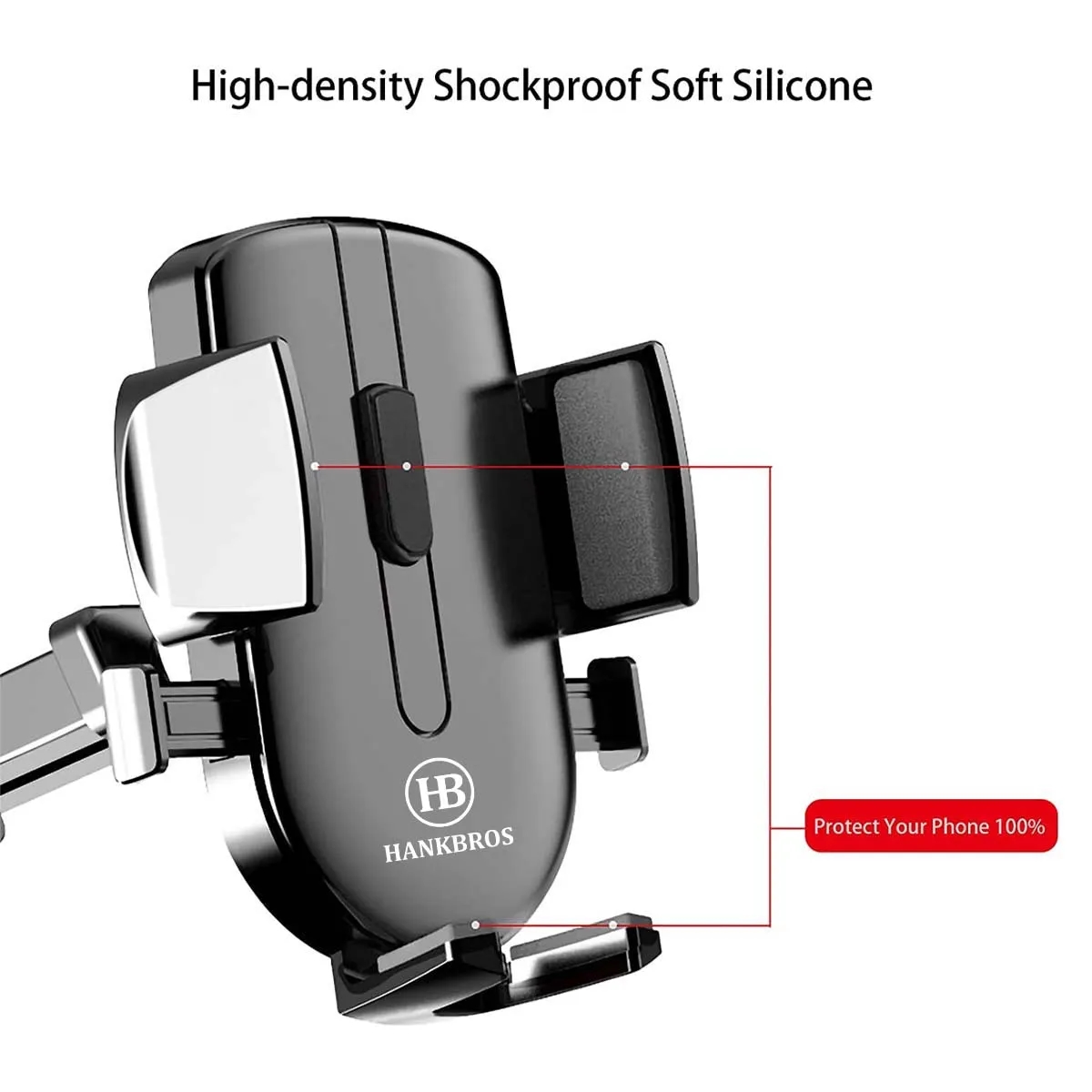 Universal Car Mount Phone Holder with Suction Cup Base 5