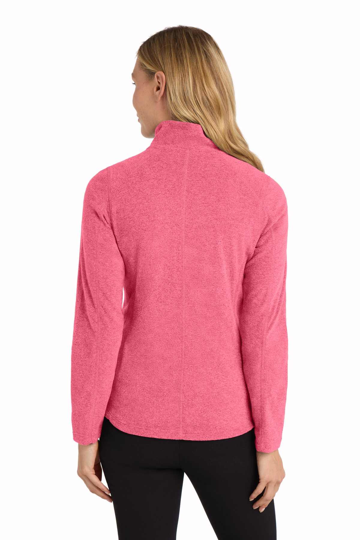 Port Authority Women's Heather Microfleece Full-Zip Jacket. L235 18