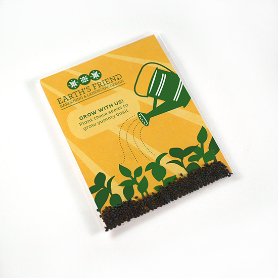 Single Sided Basil Seed Packets 2