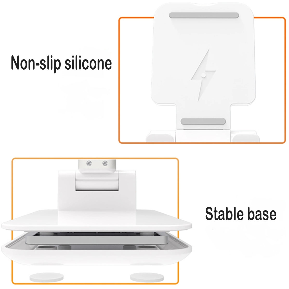 Adjustable Cell Phone Wireless Charging Stand 7