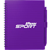 FSC® Recycled 5.5” x 7” Spiral Notebook w/ RPET Pe 187