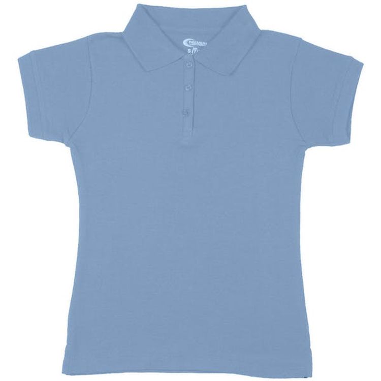 Girls' Polo Shirts - Light Blue Size 5/6 (XS) 2