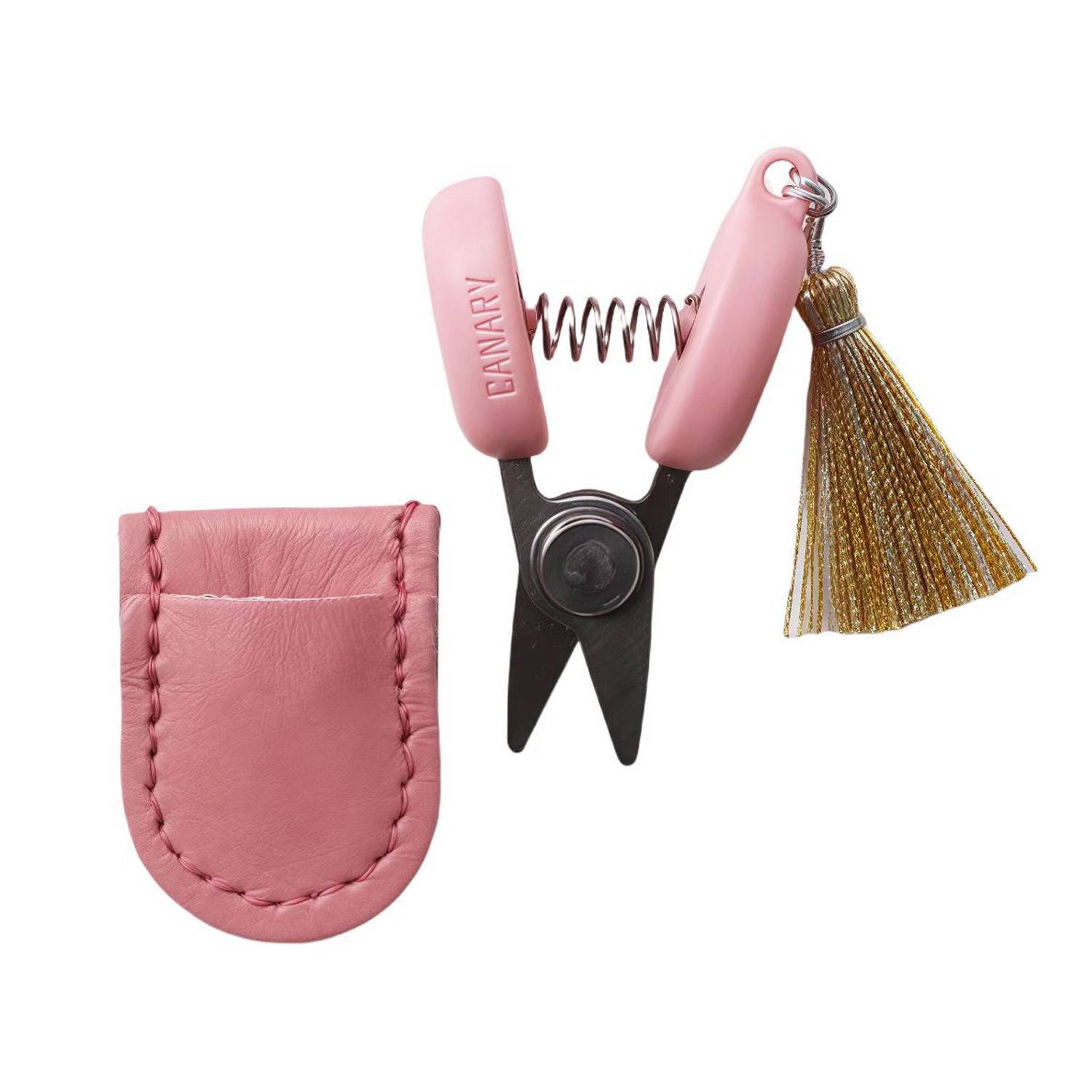 Mini Portable Scissors with Stylish Leather Pouch 7