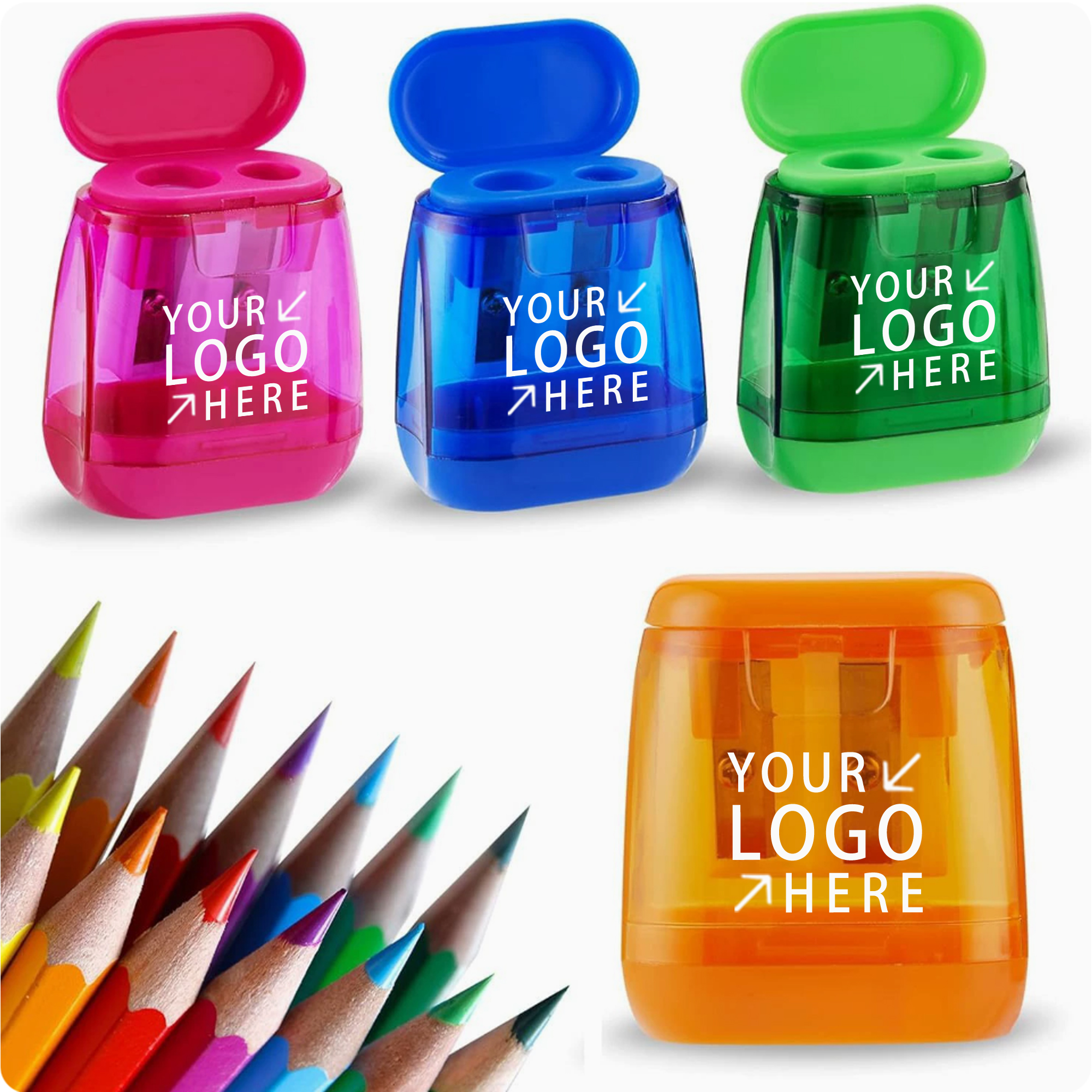 Double Holes Pencil Sharpeners 2