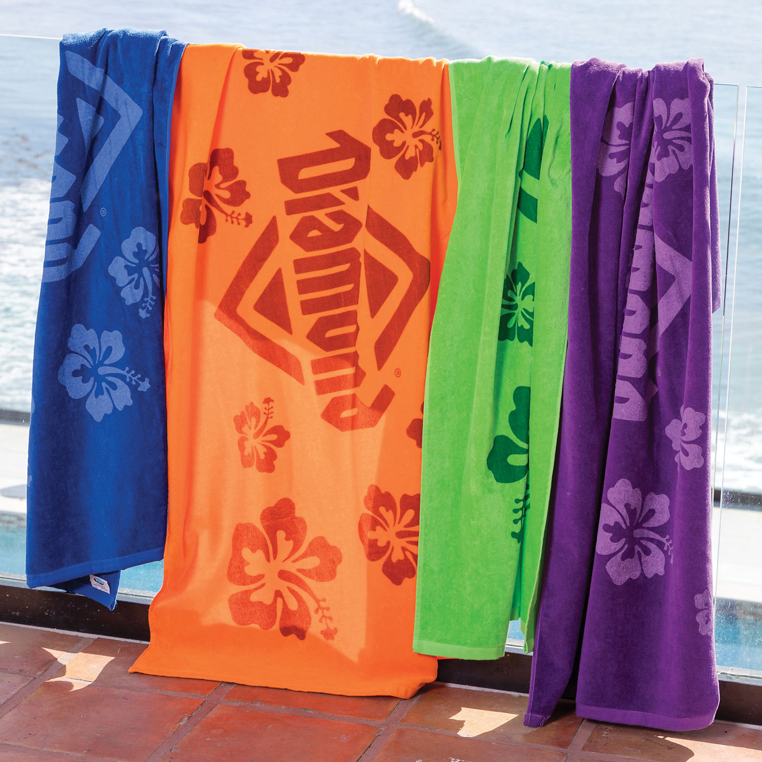 Oversized Velour Beach Towel 12