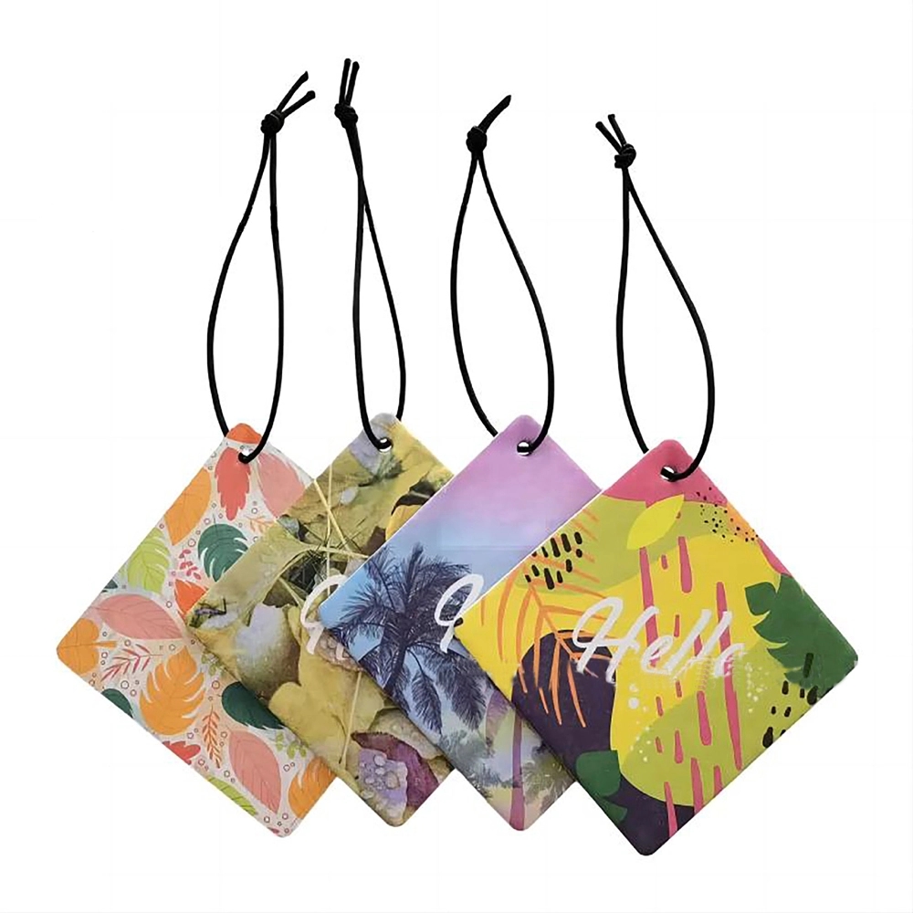 Paper Diamond Shape Auto Air Fresheners 4