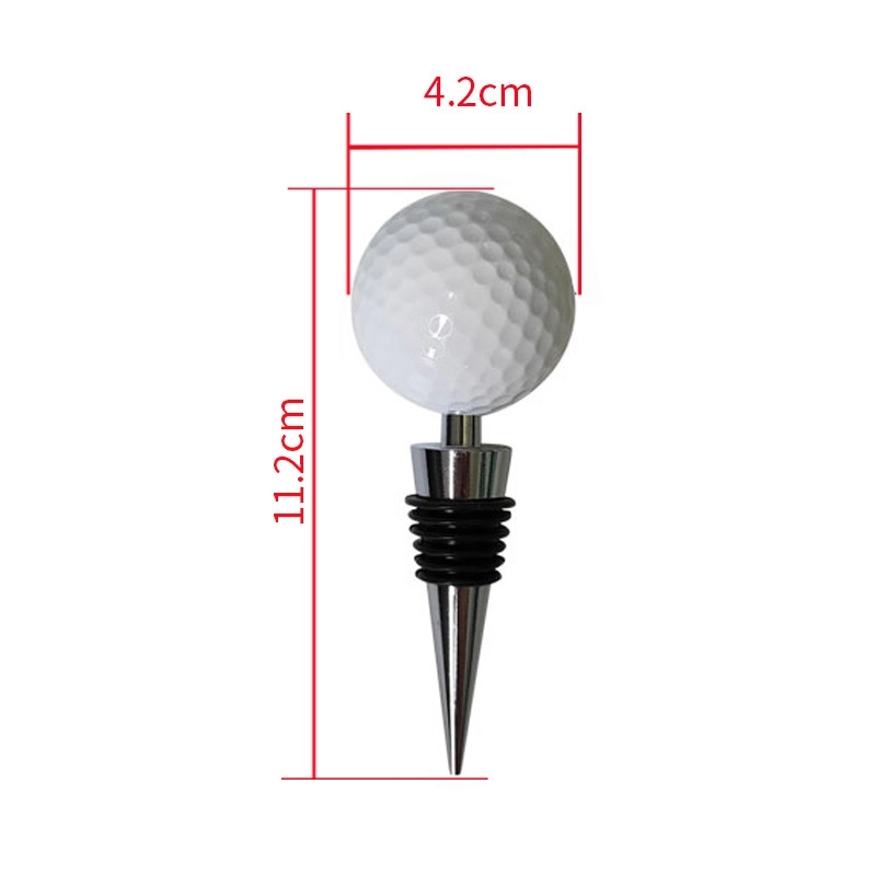 GOLF BALL WINE BOTTLE STOPPER 4