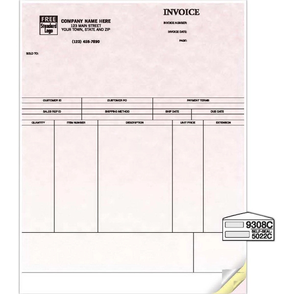 Product Invoices, Laser, Parchment 2