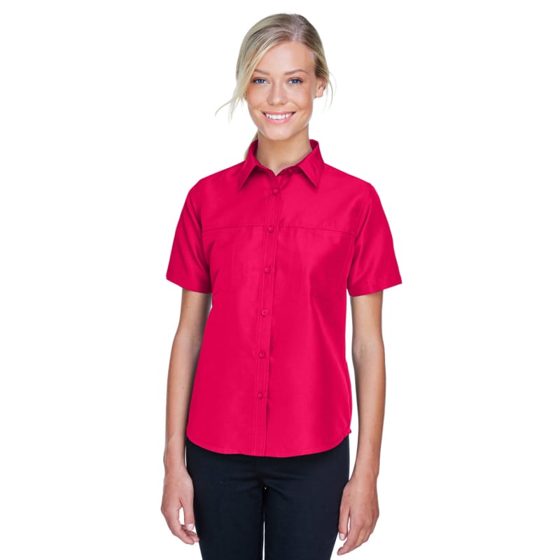 Harriton Ladies' Key West Short-Sleeve Performance Staff Shirt 28
