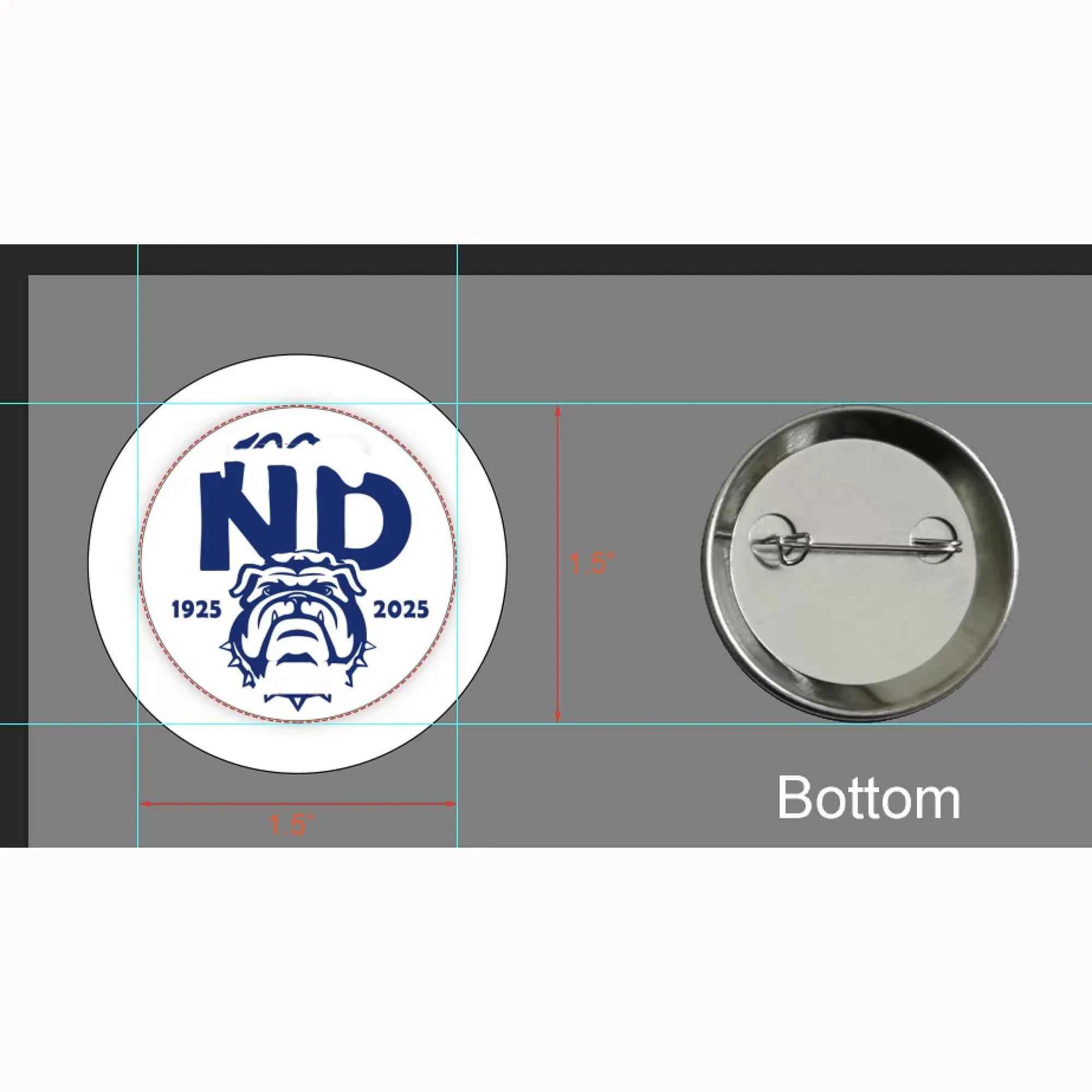 Customizable Tin Badge Creative Round Pin 1