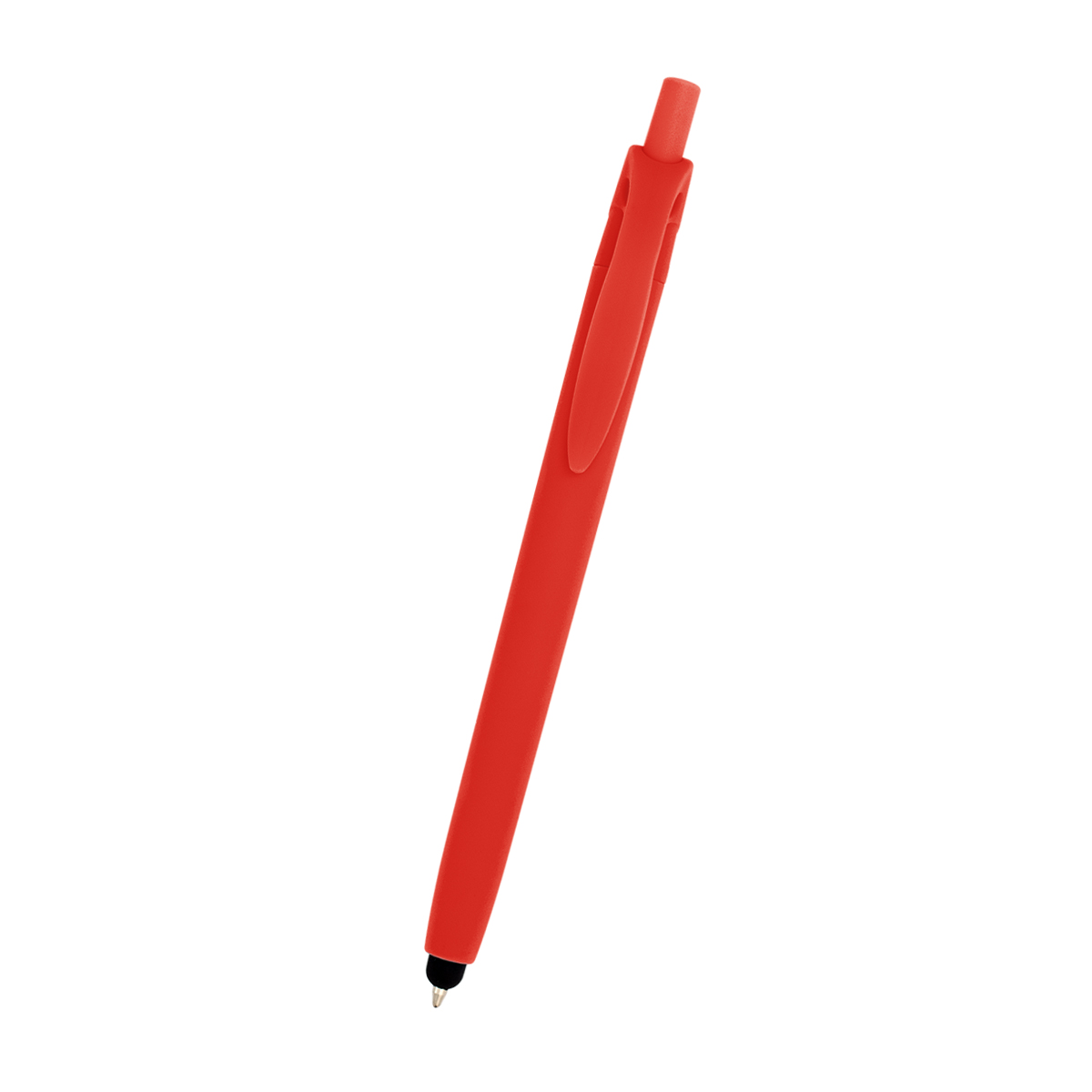 Zinnia Rubberized Pen With Stylus 5