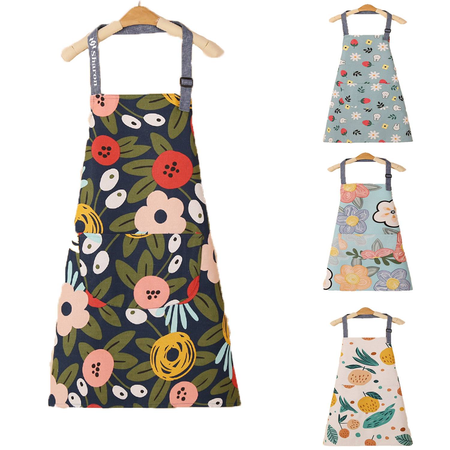 Length Adjustable Neck Apron 2