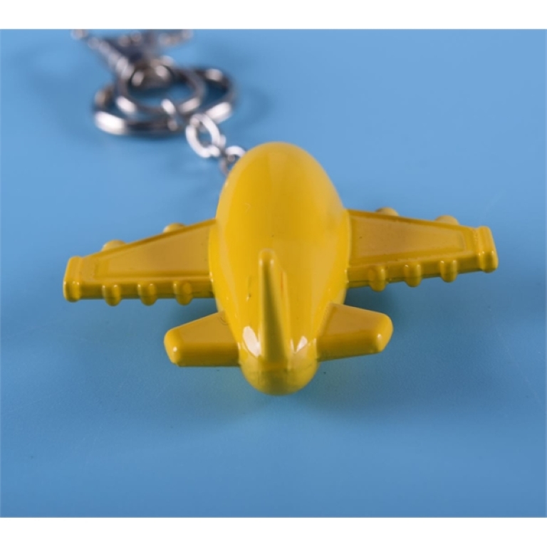 Vintage Metal Key Chain Diecast Aircraft Model 3