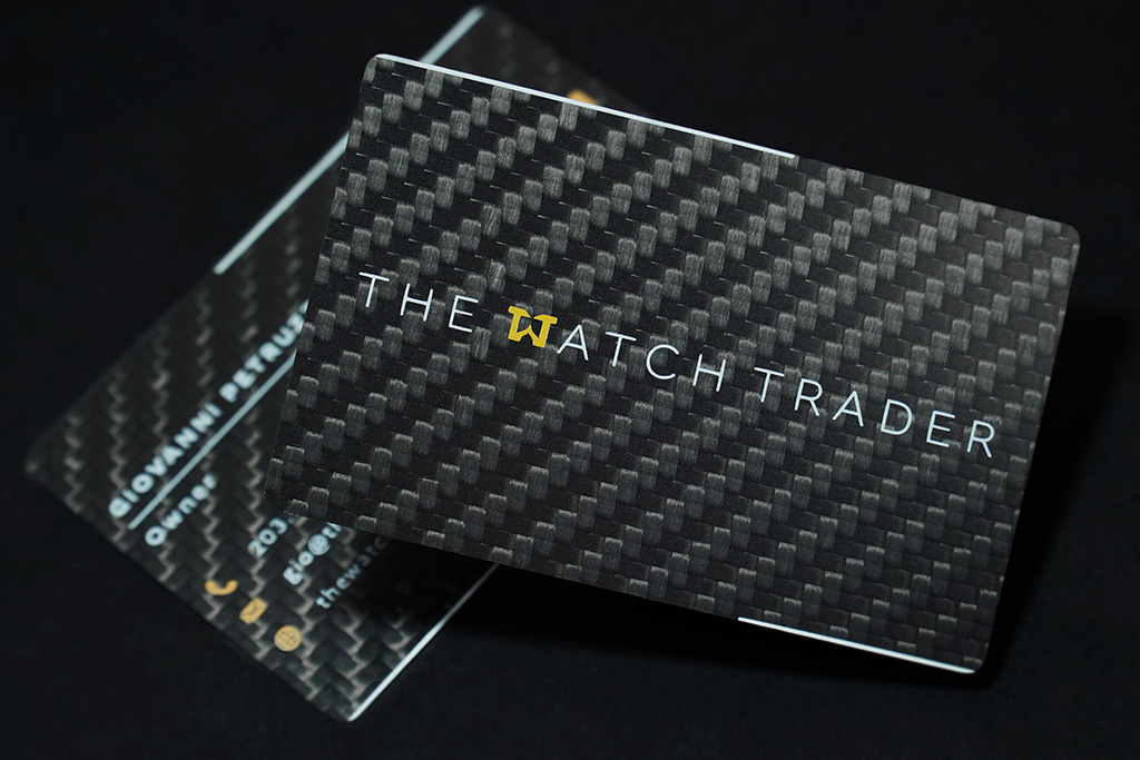 Carbon Fiber Business Cards, custom desk accessory with logo imprint 3