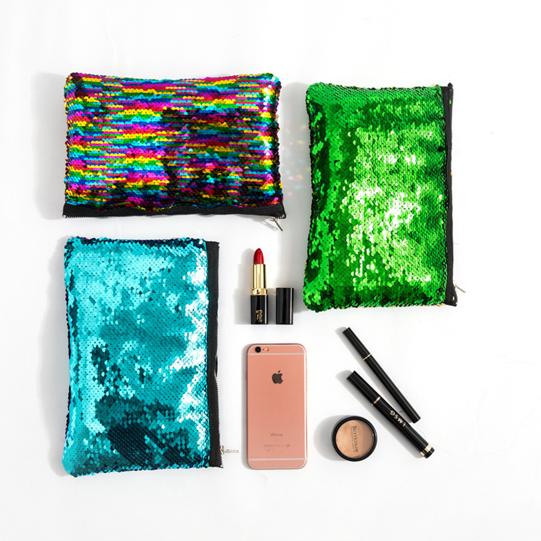 Mermaid Sequin Cosmetic Bag 2