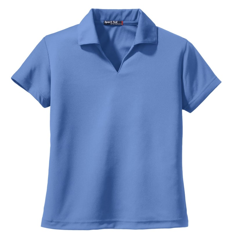 Sport-Tek Women's Dri-Mesh V-Neck Polo. 31