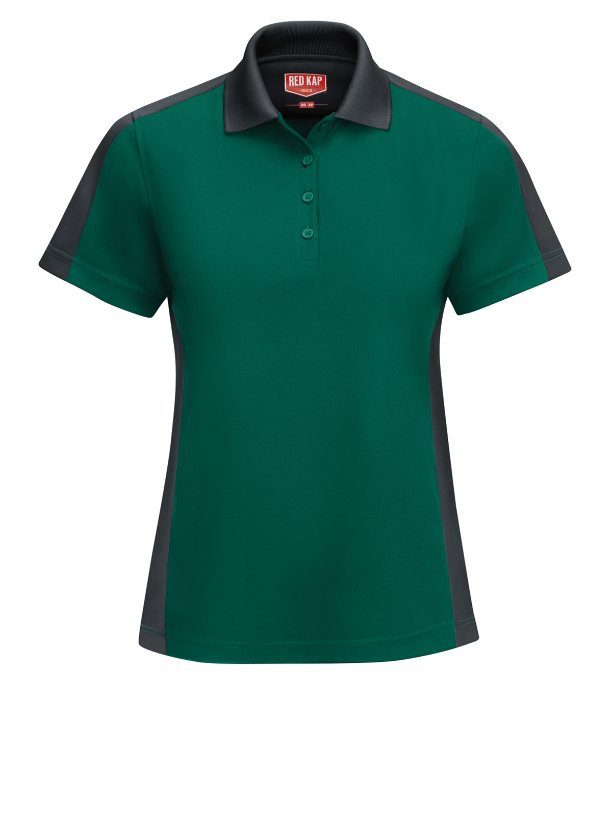 Red Kap Shirts - Women's Short Sleeve Performance Knit Two-Tone Polo 4