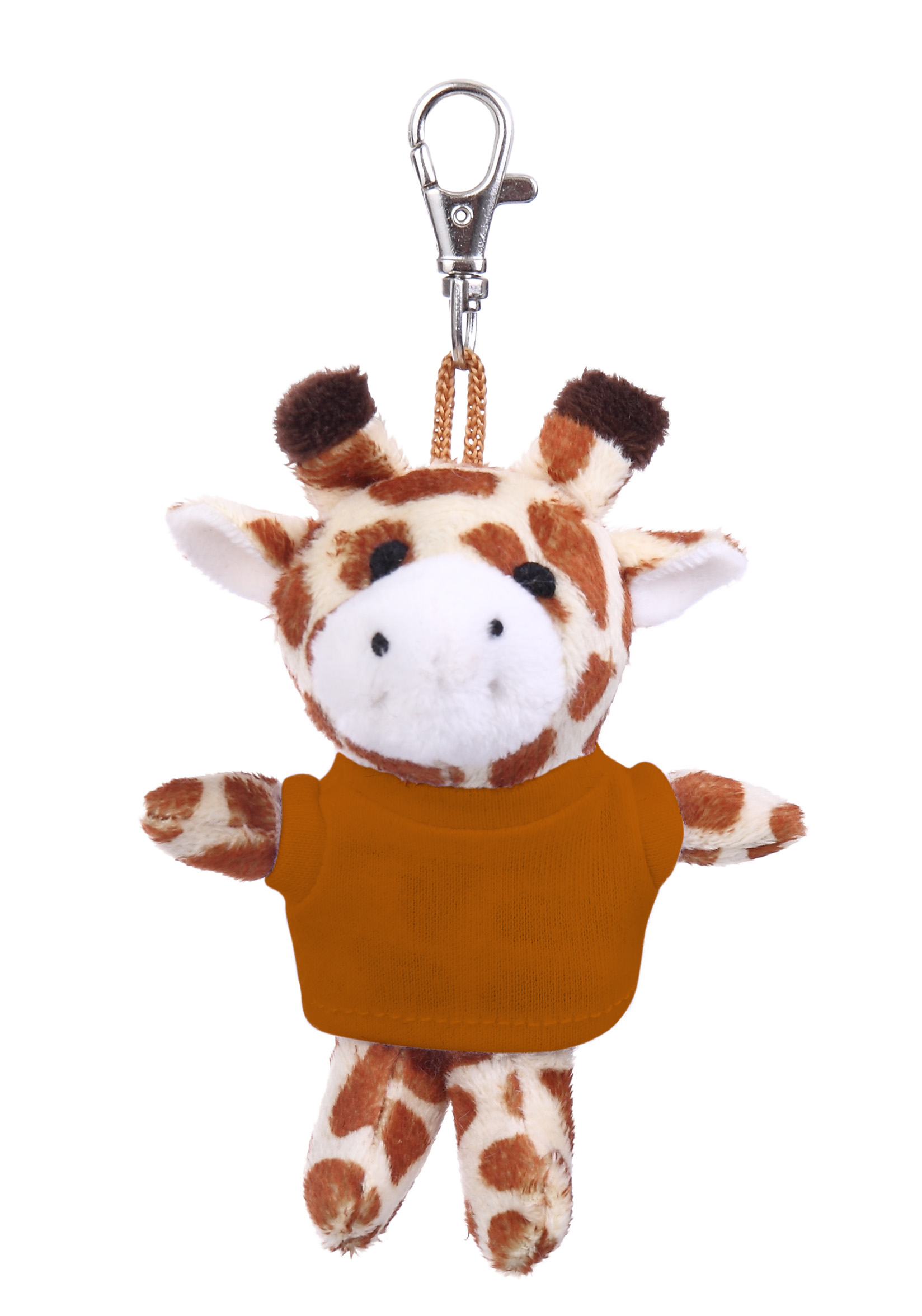 Soft Plush Giraffe Keychain with Tee 7