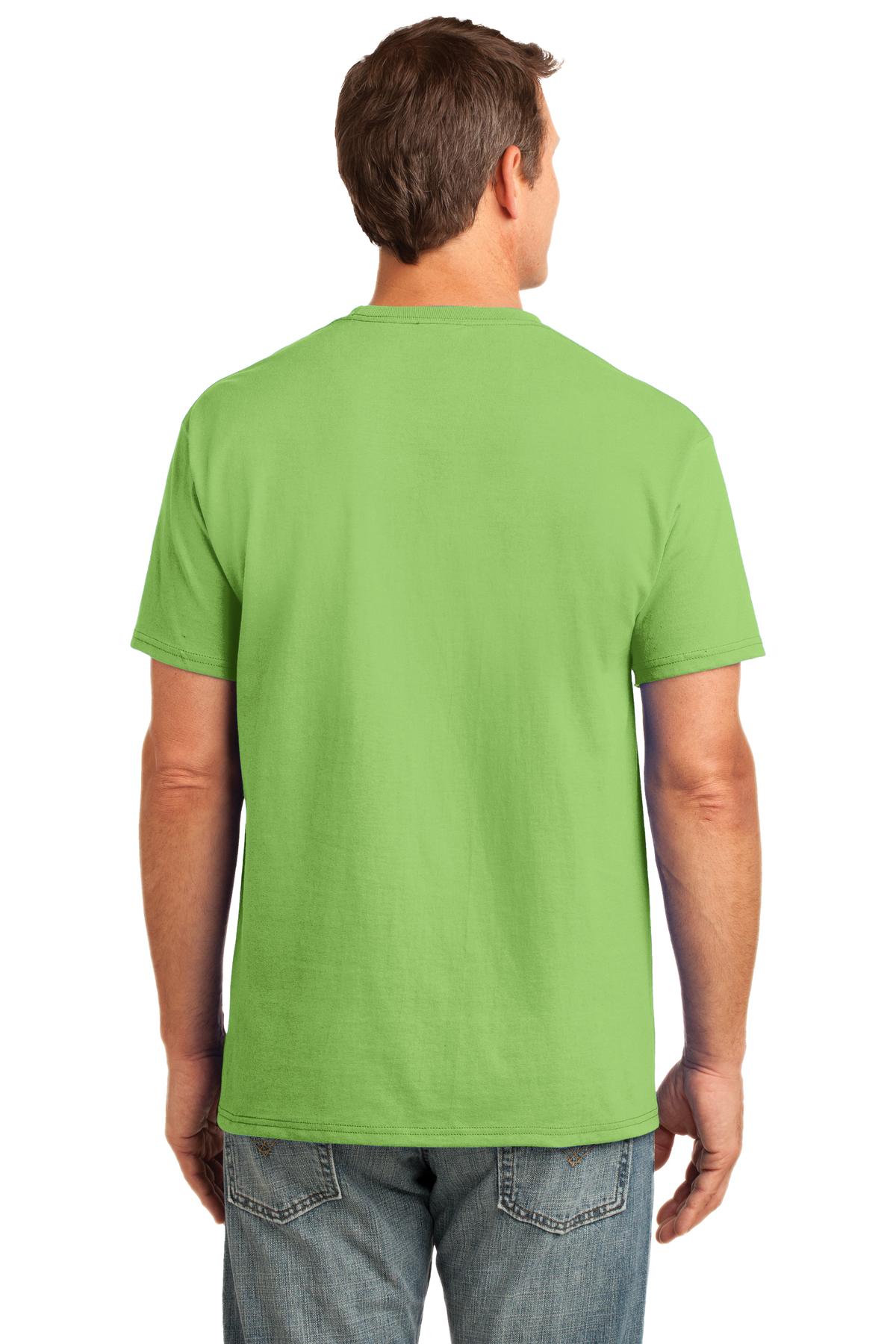 Port & Co Core Cotton Pocket Tee. PC54P 78