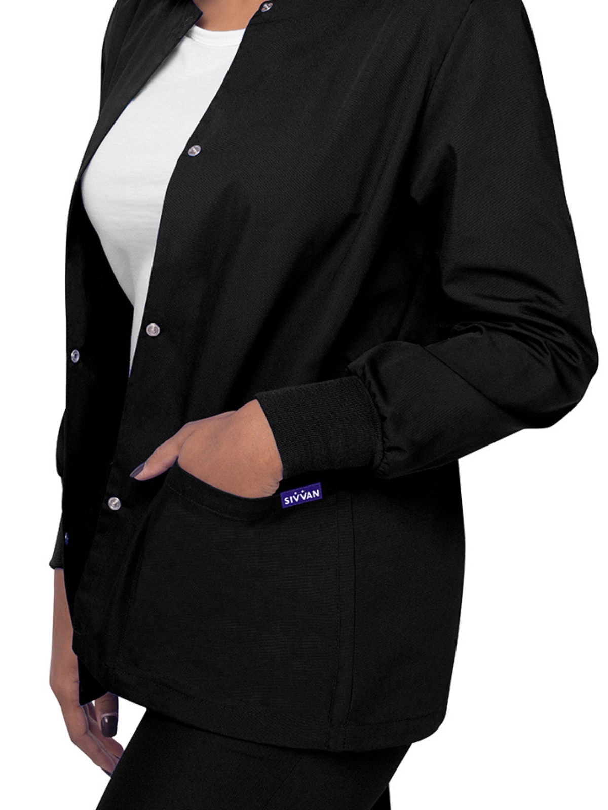 Adar - Sivvan - Women's Warm-Up Snap Close Jacket 40